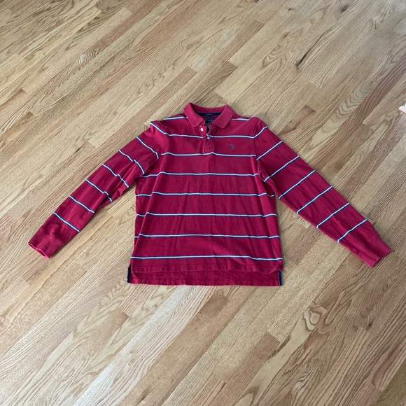 Abercrombie long sleeve polo size large - Picture 1 of 4